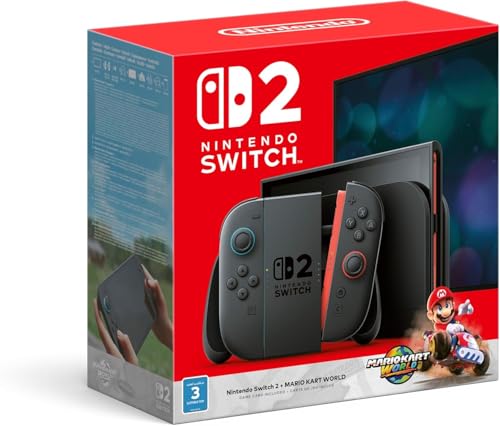 Nintendo Switch 2 Console Bundle with Mario Kart World Game Cartridge [UAE Version]
