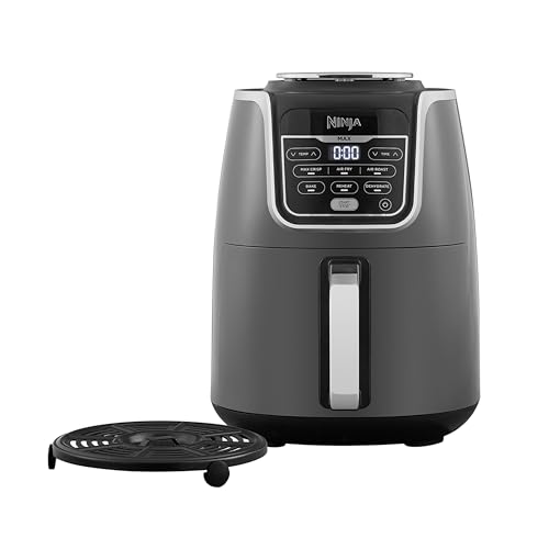 Ninja Air Fryer Max Xl, Max Crisp, Air Roast, Bake, Reheat, Dehydrate, 5.2 Liters, 1750 Watts, Grey and Black, AF160ME, 2 Years Warranty
